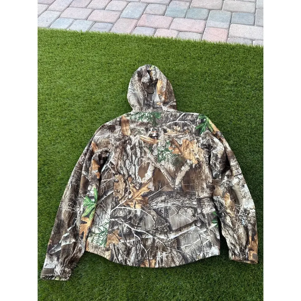 NEW Rustic Ridge Camo Hunting Jacket Youth M Hooded Waterproof Coat